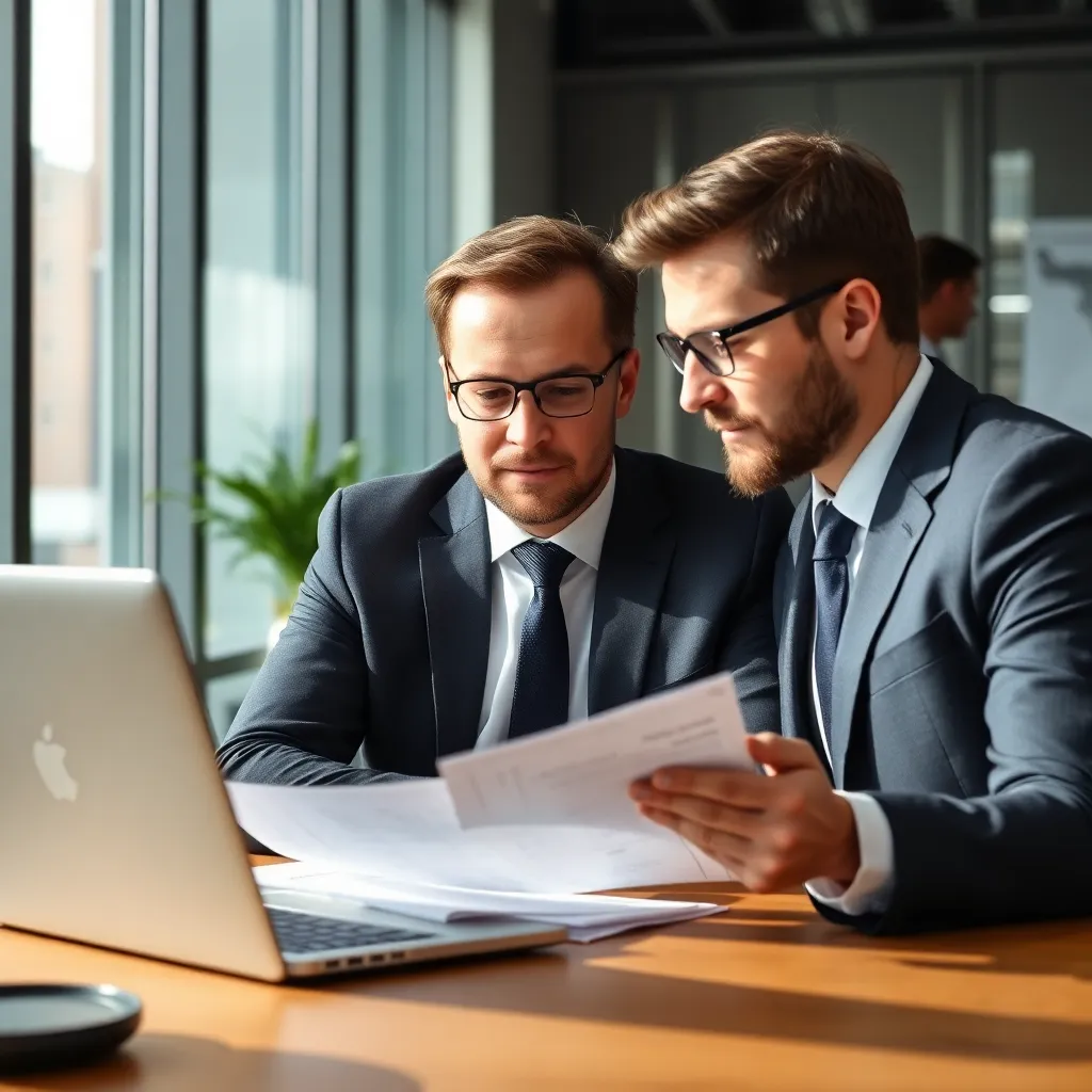 Professional die zich voorbereidt op salarisonderhandelingen